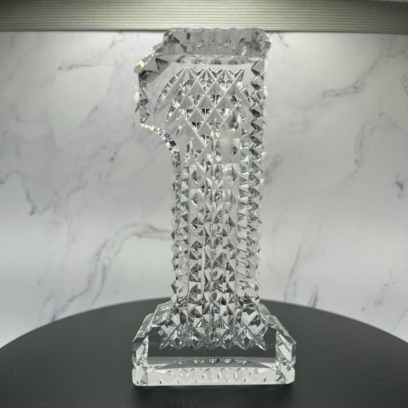 Waterford Crystal Accents Waterford Crystal Number First Birthday